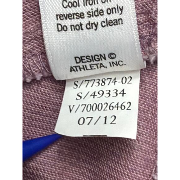 Athleta Skirt Womens Sz 10 Purple Lavender Corduroy Mini Casual Pockets - Picture 10 of 10